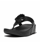 FitFlop Lulu crystal-circlet leather toe-post sandals