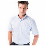WBLifestyle Wb basic overhemd heren lichtblauw korte mouw