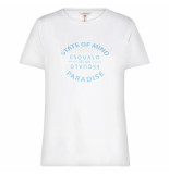 Esqualo T-shirt sp23-05013 offwhite/blue