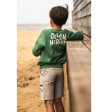 Common Heroes Sweater ocean green voor jongens in de kleur