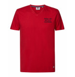 Petrol Industries Heren shirt m-1030-tsv627 3157 imperial red
