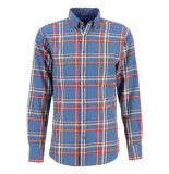 Fynch-Hatton Overhemd flannel check mid check (1213 6020 6022)