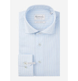 Michaelis Licht shirt met kleine bolletjes (extra lange mouwen)