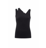 Yaya Rib top with double shoulder s