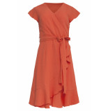 Smashed Lemon 23057 250 jurk overslag met ruffle