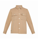 SUN68 Shirt kid boy's overshirt overdyed with pochet s33312.16