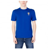 Blauer T-shirt heren