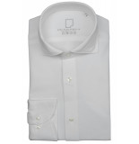 Born with Appetite Casual hemd lange mouw seymour knitted pique shirt w 00007se78/100 white