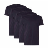 Alan Red 4-pack t-hirt ronde hal virginia