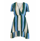 Object Objtakumi s/s wrap short dress 126