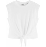 Scotch & Soda Relaxed-fit knotted t-shirt white