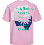 Jack & Jones Exotic tee ss crew neck ln prism pink
