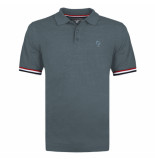 Q1905 Polo shirt bloemendaal denim