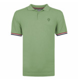 Q1905 Polo shirt bloemendaal grijsgroen