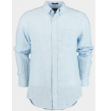 Gant Casual hemd lange mouw reg linen stripe shirt 3230081/468