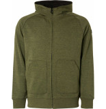 No Excess Sweater full zipper hooded 2 colour light green