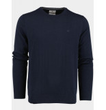 Bos Bright Blue Pullover rince r-neck pullover flatkni 23105ri02bo/290 navy