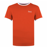 Q1905 T-shirt captain koraal/wit