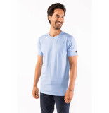 PRESLY & SUN Conner basic tee light blue t-shirt o-neck presly&