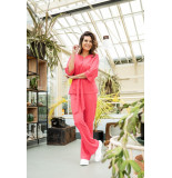 Zoso Merle crepe trousers pink