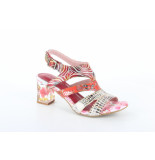 Laura Vita Lucieo 03 rouge dames sandalen gekleed