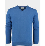 Bos Bright Blue Pullover vince v-neck pullover flatkni 23105vi01bo/268 jeans blue