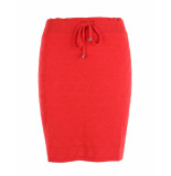 Zoso Mira jacquard skirt fiery red