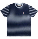 Revolution Loose t-shirt blue & light blue striped