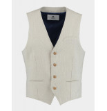 Bos Bright Blue Gilet kris waistcoat 23111kr76bo/820 sand