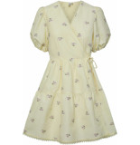 Y.A.S Cherisa 2/4 wrap dress show transparent yello