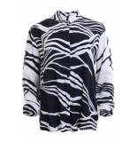 MAICAZZ Fenna-blouse su23.20.006 black/white