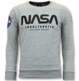 Local Fanatic Sweater nasa american flag