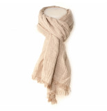 Tresanti Boudewijn | gestreepte sjaal in beige