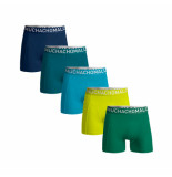 Muchachomalo Solid1010-63 5-pack black\blue/green heren boxe