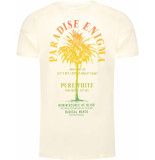 Purewhite Tshirt with small front logo in mid