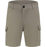 Purewhite Formal short with side pockets taupe
