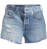 Levi's 501 short two tone indigo