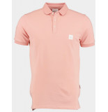 Supply & Co Polo korte mouw rood oscar polo fine pique 23108os03/737 blush