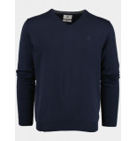 Bos Bright Blue Pullover vince v-neck pullover flatkni 23105vi01bo/290 navy