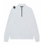 Ma.strum Dfp funnel neck zip schipperstrui