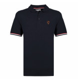 Q1905 Polo shirt bloemendaal donker