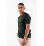 PRESLY & SUN Conner basic tee dark green t-shirt o-ne