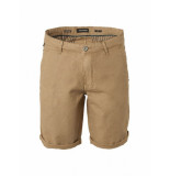 No Excess 1981907 short with linen garment dyed chino