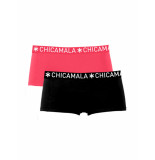 Muchachomalo Dames 2-pack boxershorts effen