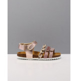 Develab Sandalen meisjes 451 pink metallic leer combi