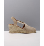 Viguera Espadrilles dames vitelo desert suede