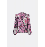 Fabienne Chapot 22-bls-aw23 9509-7317-alf bibi long sleeve blouse antra/bubble gum pin