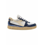Diadora Mi basket low metallic dirty sneaker blue