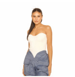 LA Sisters Knitted bandeau top