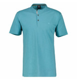 Lerros Heren shirt 23339081 418 light turquoise tonic
